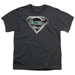 Superman Circuitry Logo - Youth T-Shirt Youth T-Shirt (Ages 8-12) Superman   