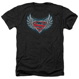 Superman Steel Wings Logo - Men's Heather T-Shirt Men's Heather T-Shirt Superman   