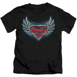 Superman Steel Wings Logo - Kid's T-Shirt Kid's T-Shirt (Ages 4-7) Superman   