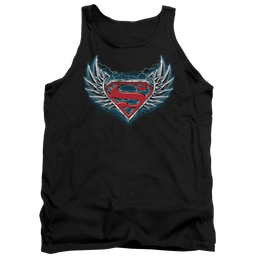 Superman Steel Wings Logo - Men's Tank Top Men's Tank Superman   