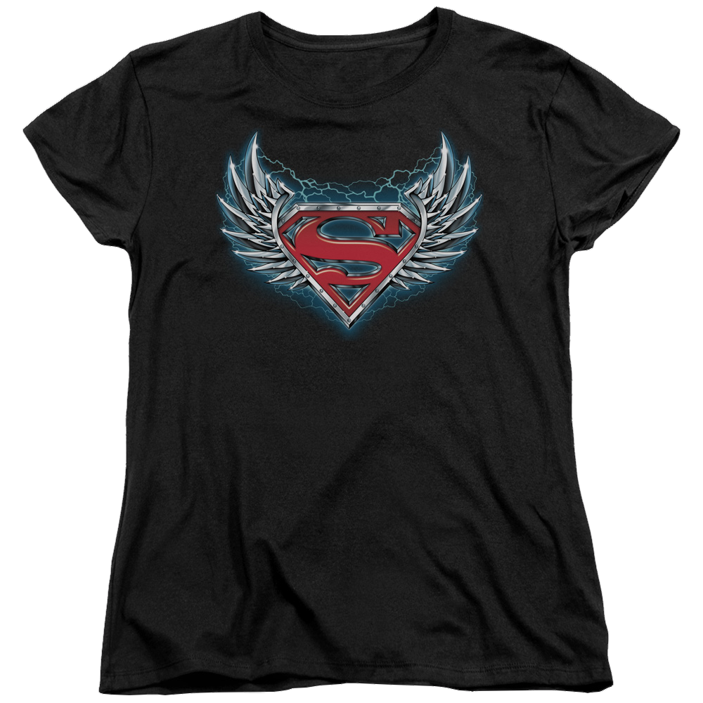 Superman Steel Wings Logo - Women's T-Shirt Women's T-Shirt Superman   
