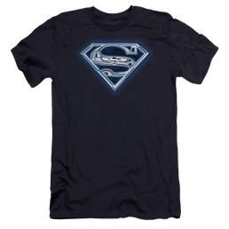 Superman Cyber Shield - Men's Premium Slim Fit T-Shirt Men's Premium Slim Fit T-Shirt Superman   