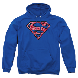 Superman Paisley Shield - Pullover Hoodie Pullover Hoodie Superman   
