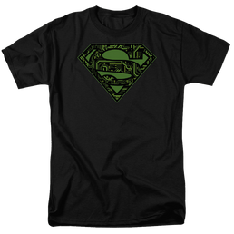 Superman Circuits Shield - Men's Regular Fit T-Shirt Men's Regular Fit T-Shirt Superman   