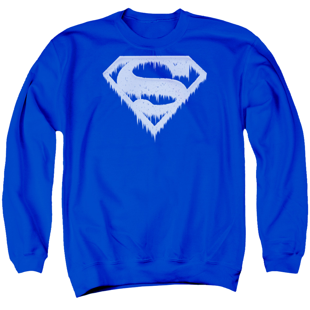 Superman Ice And Snow Shield - Men's Crewneck Sweatshirt Men's Crewneck Sweatshirt Superman   