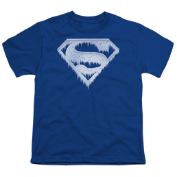 Superman Ice And Snow Shield - Youth T-Shirt Youth T-Shirt (Ages 8-12) Superman   