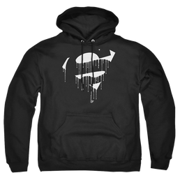 Superman Dripping Shield - Pullover Hoodie Pullover Hoodie Superman   