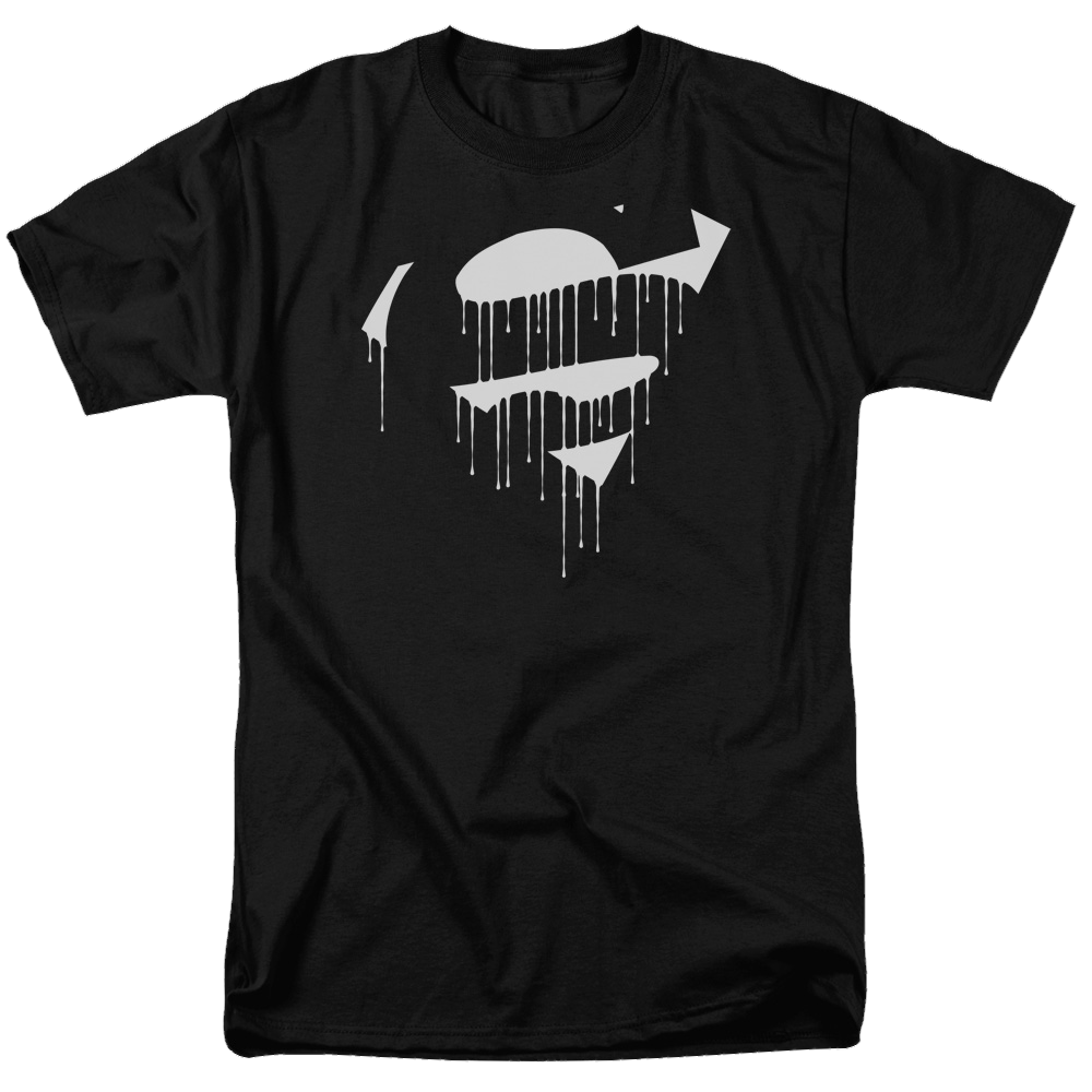 Superman Dripping Shield - Men's Regular Fit T-Shirt Men's Regular Fit T-Shirt Superman   