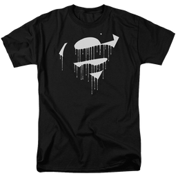 Superman Dripping Shield - Men's Regular Fit T-Shirt Men's Regular Fit T-Shirt Superman   