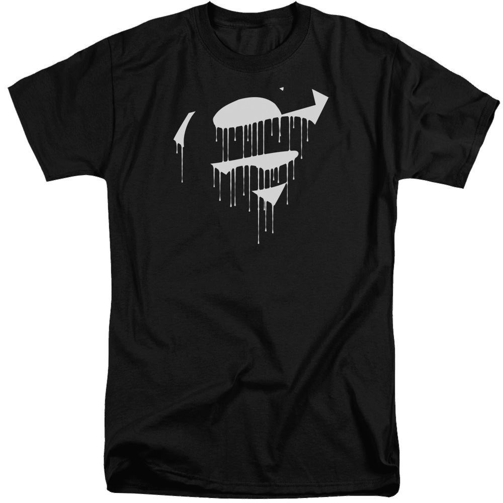 Superman Dripping Shield - Men's Tall Fit T-Shirt Men's Tall Fit T-Shirt Superman   