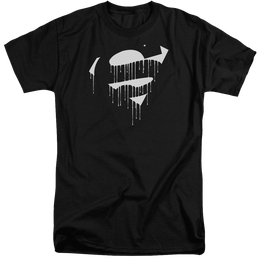 Superman Dripping Shield - Men's Tall Fit T-Shirt Men's Tall Fit T-Shirt Superman   
