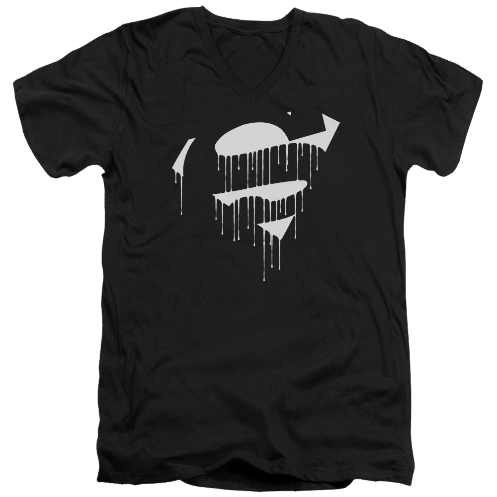 Superman Dripping Shield - Men's V-Neck T-Shirt Men's V-Neck T-Shirt Superman   