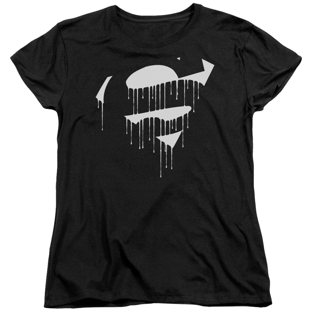 Superman Dripping Shield - Women's T-Shirt Women's T-Shirt Superman   
