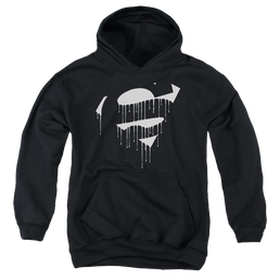Superman Dripping Shield - Youth Hoodie Youth Hoodie (Ages 8-12) Superman   
