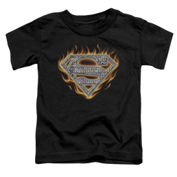 Superman Steel Fire Shield - Toddler T-Shirt Toddler T-Shirt Superman   
