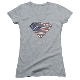 Superman All - Juniors V-Neck T-Shirt Juniors V-Neck T-Shirt Superman   