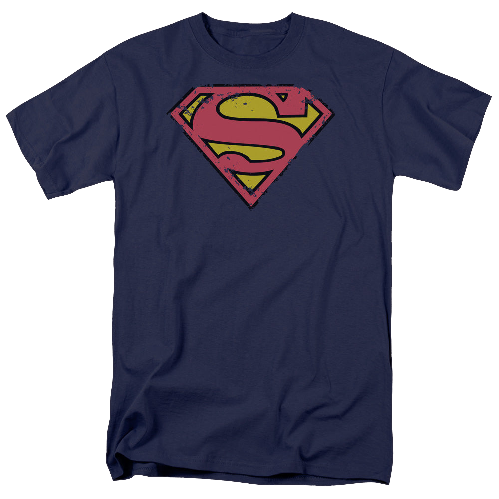 Superman Distressed Shield - Men's Regular Fit T-Shirt Men's Regular Fit T-Shirt Superman   
