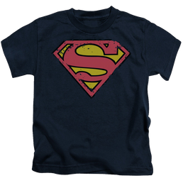 Superman Distressed Shield - Kid's T-Shirt Kid's T-Shirt (Ages 4-7) Superman   