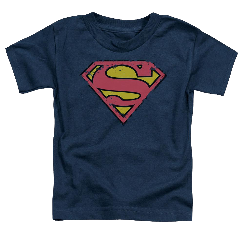 Superman Distressed Shield - Toddler T-Shirt Toddler T-Shirt Superman   