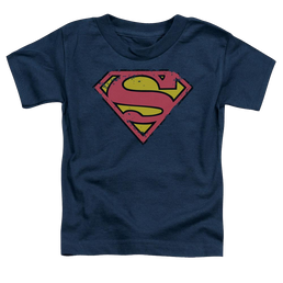 Superman Distressed Shield - Toddler T-Shirt Toddler T-Shirt Superman   