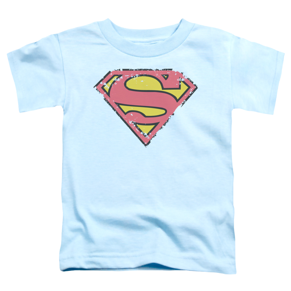 Superman Distressed Shield - Kid's T-Shirt Kid's T-Shirt (Ages 4-7) Superman   