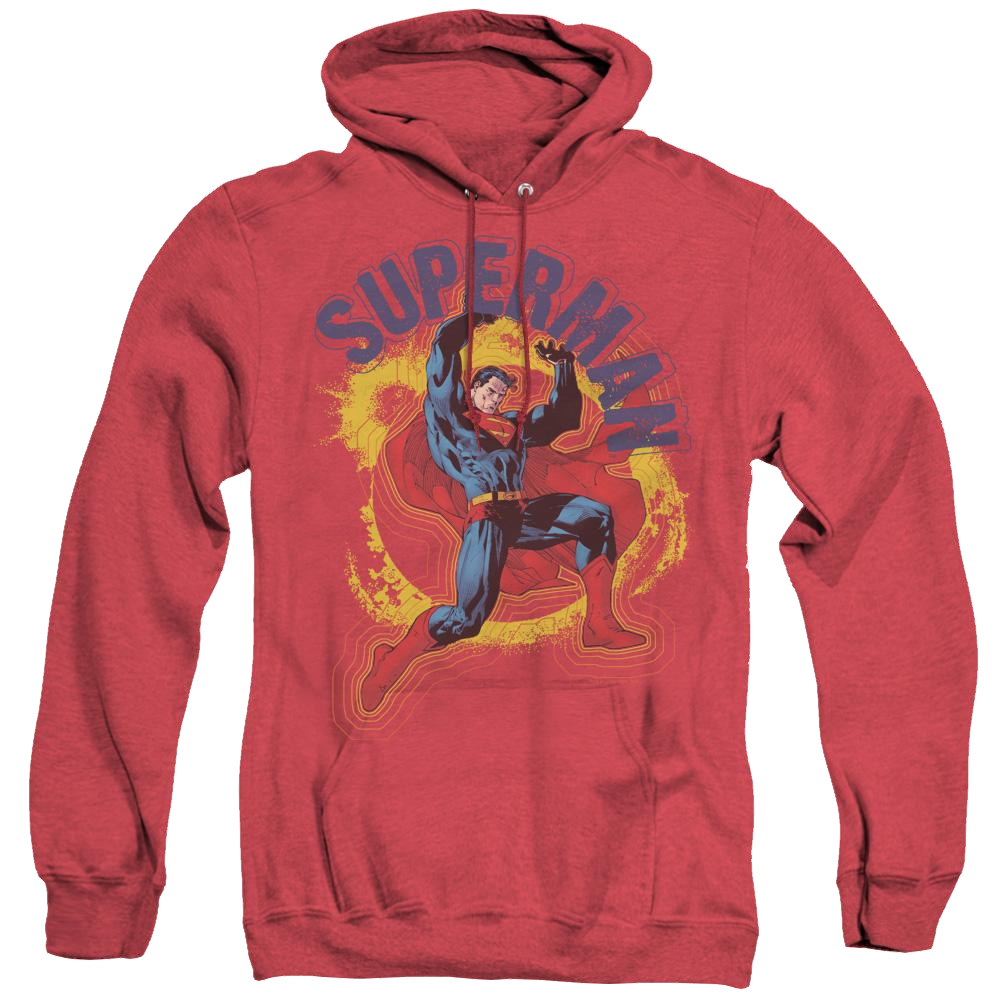 Superman A Name To Uphold - Heather Pullover Hoodie Heather Pullover Hoodie Superman   