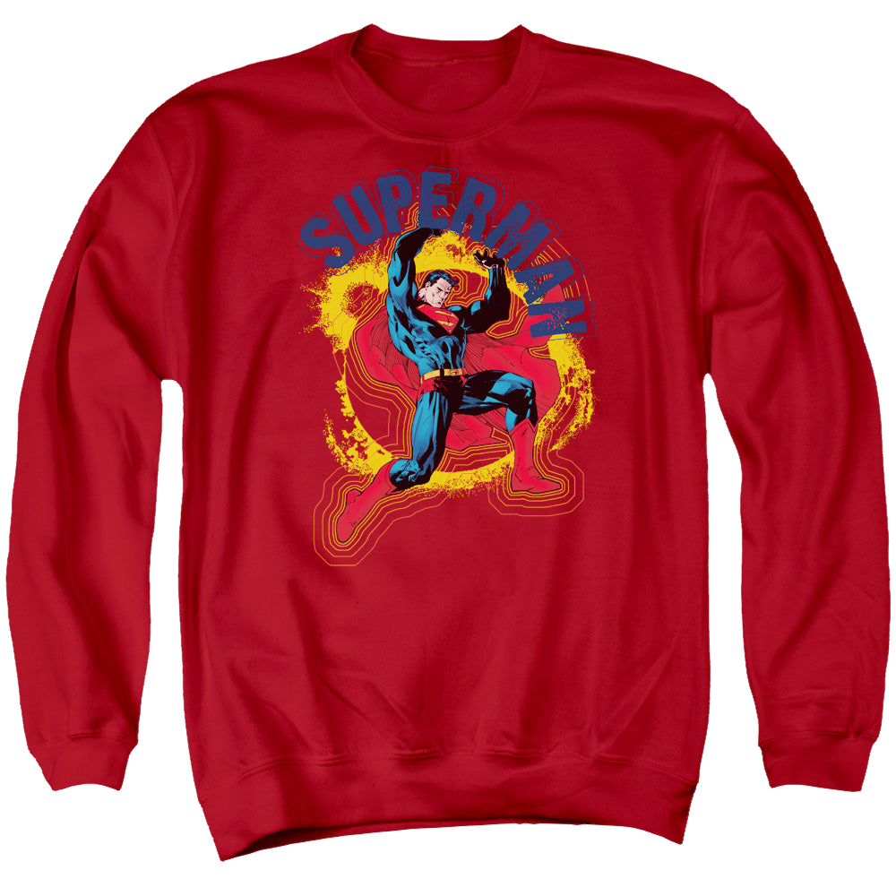 Superman A Name To Uphold - Men's Crewneck Sweatshirt Men's Crewneck Sweatshirt Superman   