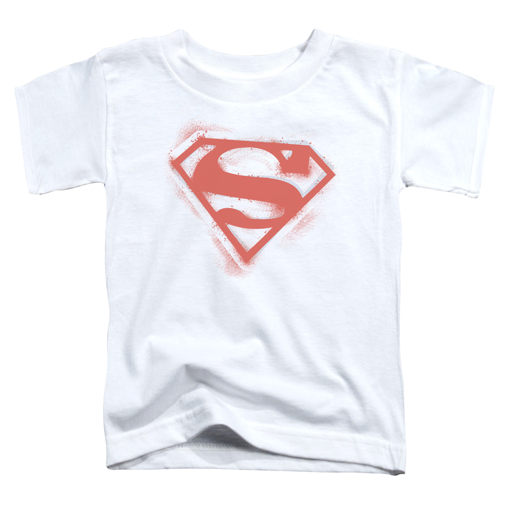 Superman Spray Paint Shield - Kid's T-Shirt Kid's T-Shirt (Ages 4-7) Superman   