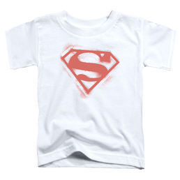 Superman Spray Paint Shield - Kid's T-Shirt Kid's T-Shirt (Ages 4-7) Superman   