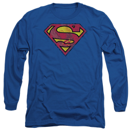 Superman Action Shield - Men's Long Sleeve T-Shirt Men's Long Sleeve T-Shirt Superman   