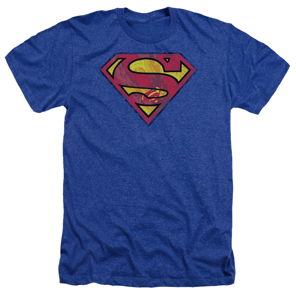 Superman Action Shield - Men's Heather T-Shirt Men's Heather T-Shirt Superman   