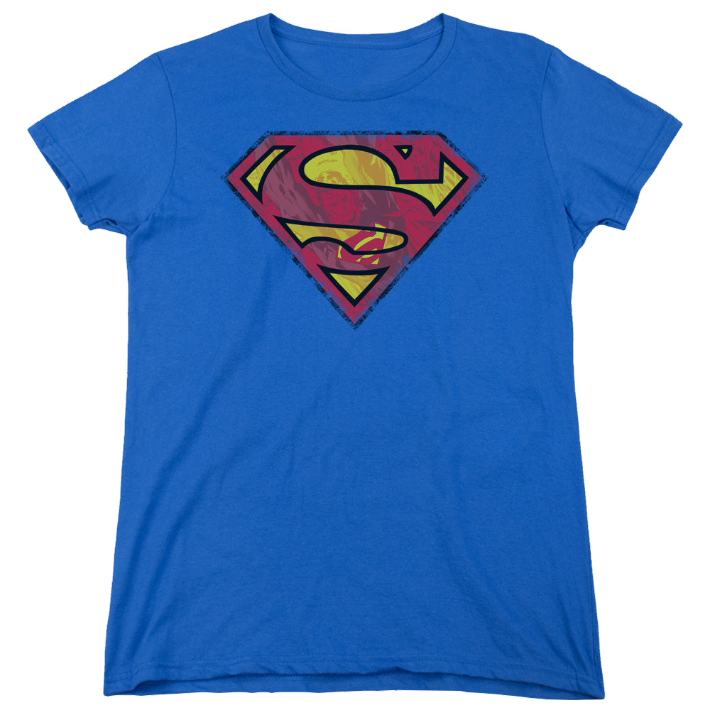 Superman Action Shield - Women's T-Shirt Women's T-Shirt Superman   