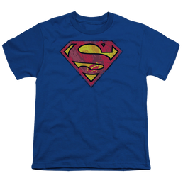 Superman Action Shield - Youth T-Shirt Youth T-Shirt (Ages 8-12) Superman   