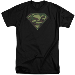 Superman Camo Logo - Men's Tall Fit T-Shirt Men's Tall Fit T-Shirt Superman   