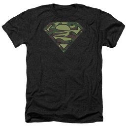 Superman Camo Logo - Men's Heather T-Shirt Men's Heather T-Shirt Superman   