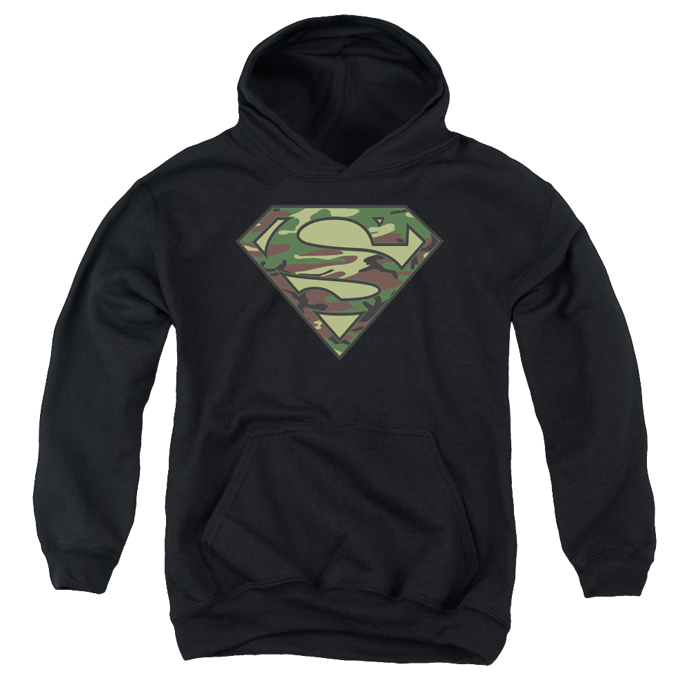 Superman Camo Logo - Youth Hoodie Youth Hoodie (Ages 8-12) Superman   