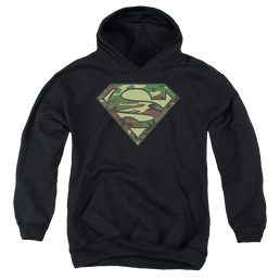 Superman Camo Logo - Youth Hoodie Youth Hoodie (Ages 8-12) Superman   