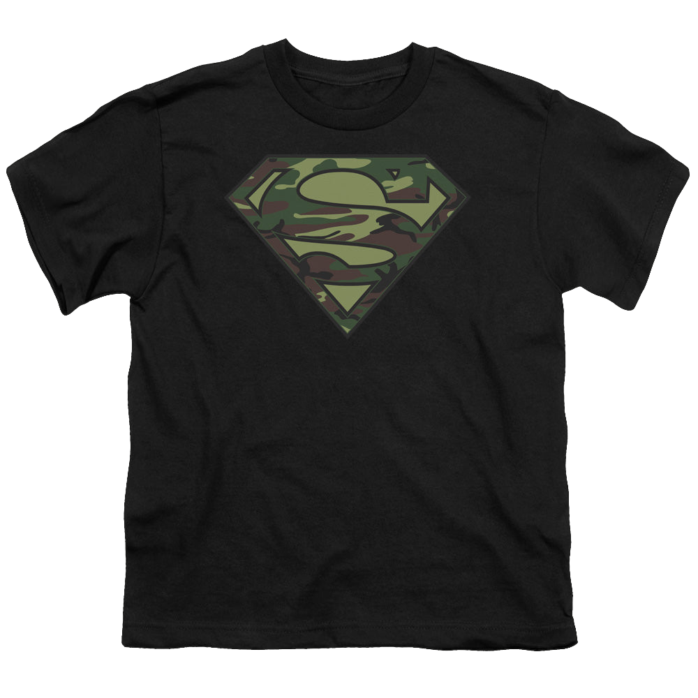 Superman Camo Logo - Youth T-Shirt Youth T-Shirt (Ages 8-12) Superman   