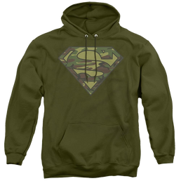 Superman Camo Logo - Pullover Hoodie Pullover Hoodie Superman   