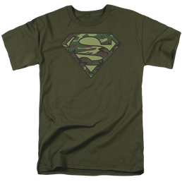 Superman Camo Logo - Men's Regular Fit T-Shirt Men's Regular Fit T-Shirt Superman   