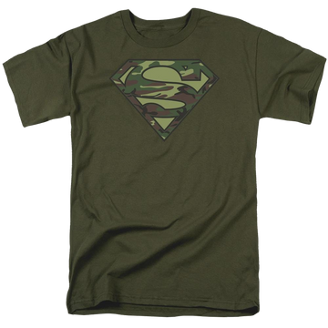Superman Camo Logo - Men's Regular Fit T-Shirt Men's Regular Fit T-Shirt Superman   