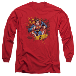 Superman Sorry About The Wall - Men's Long Sleeve T-Shirt Men's Long Sleeve T-Shirt Superman   