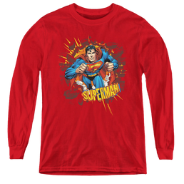 Superman Sorry About The Wall - Youth Long Sleeve T-Shirt Youth Long Sleeve T-Shirt Superman   