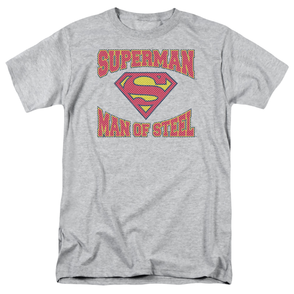 Superman Man Of Steel Jersey - Men's Regular Fit T-Shirt Men's Regular Fit T-Shirt Superman   