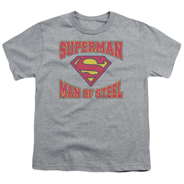 Superman Man Of Steel Jersey - Kid's T-Shirt Kid's T-Shirt (Ages 4-7) Superman   