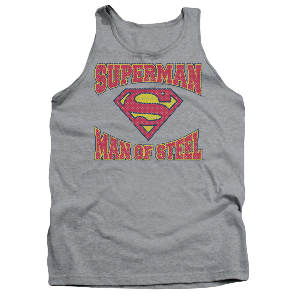 Superman Man Of Steel Jersey - Men's Tank Top Men's Tank Superman   