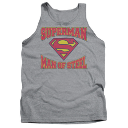 Superman Man Of Steel Jersey - Men's Tank Top Men's Tank Superman   