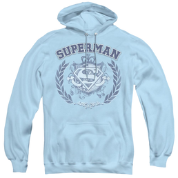 Superman Collegiate Crest - Pullover Hoodie Pullover Hoodie Superman   