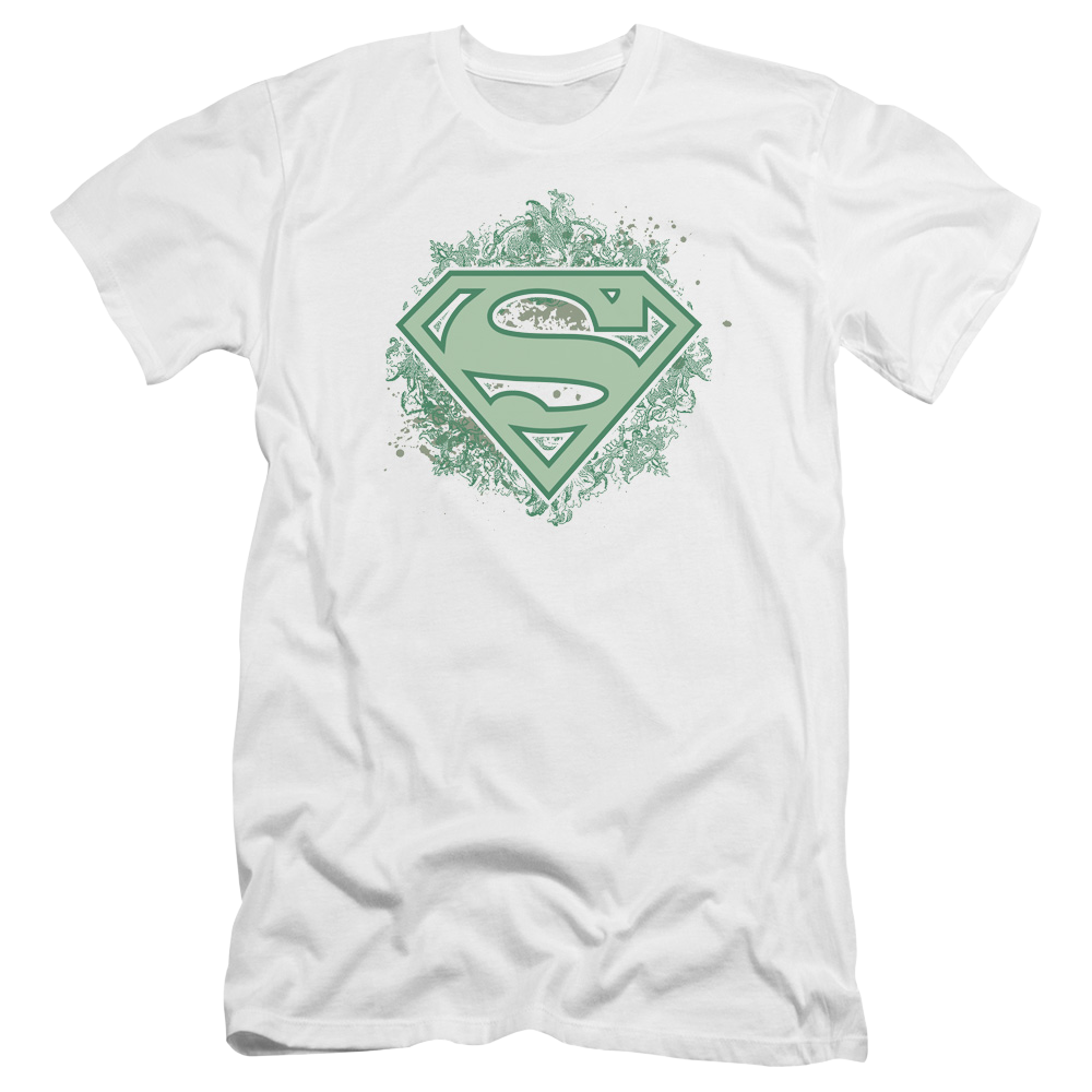 Superman Ornate Shield - Men's Premium Slim Fit T-Shirt Men's Premium Slim Fit T-Shirt Superman   