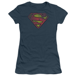 Superman Inside Shield - Juniors T-Shirt Juniors T-Shirt Superman   